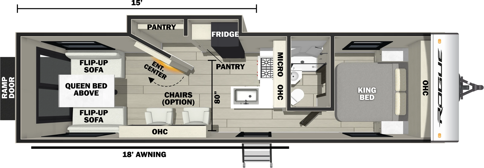 Vengeance Rogue Sut 28SUT Floorplan